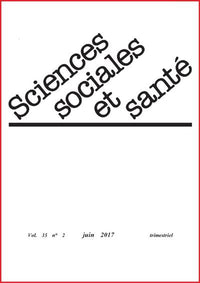 Revue sciences sociales et santé - Volume 35 n°2 - Juin 2017