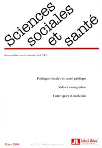 Sciences sociales et santé - Mars 2009