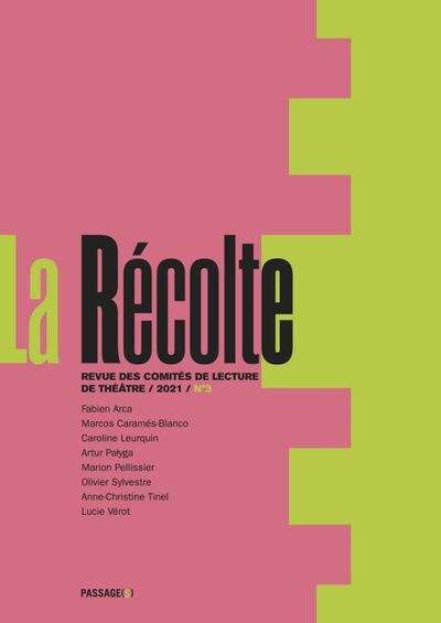 La Récolte - Revue des comités de lecture de théâtre 3