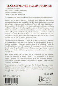 Le Grand oeuvre d'Alain-Fournier - Interprétation Alchimique du Grand Meaulnes