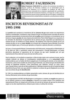 Escritos revisionistas IV  1993-1998