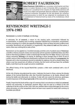 Revisionist Writings I - 1974-1983