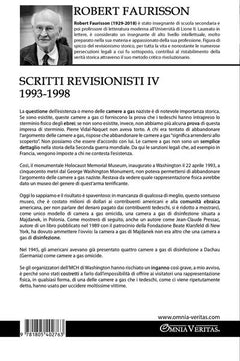 Scritti revisionisti IV  1993-1998