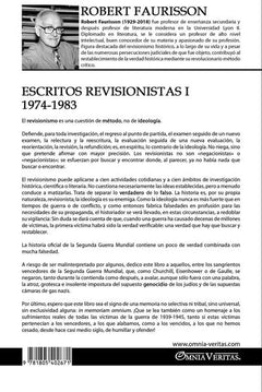 Escritos revisionistas I  1974-1983