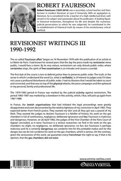 Revisionist Writings III - 1990-1992