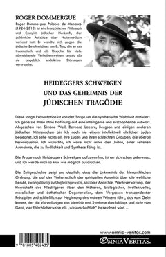 Heideggers Schweigen und das Geheimnis der jüdischen Tragödie