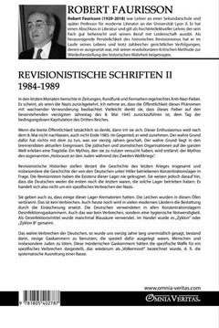 Revisionistische Schriften II 1984-1989