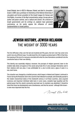 Jewish History, Jewish Religion, the Weight of 3000 Years