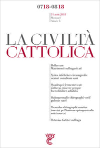 Civiltà Cattolica Juillet-Août 2018