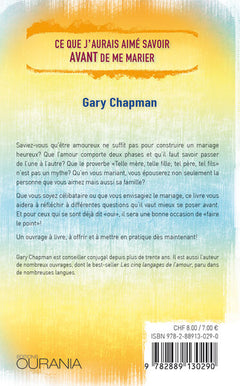 Ce que j'aurais aimé savoir avant de me marier