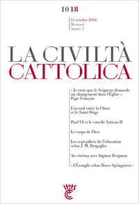 Civiltà Cattolica Octobre 2018