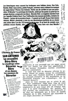 BERURIER NOIR. A BIEN MARRER HIIER SOUAR : DOSSIER DE PRESSE ILLUSTRE OFFICIEL 1983-1986