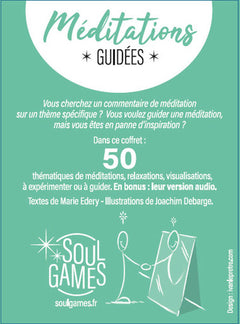 Méditations guidées - 50 méditations, relaxations, visualisations à lire ou écouter - Coffret