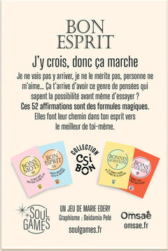Bon esprit - 52 pensées magiques pour booster sa confiance - Coffret