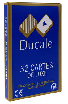 Jeu 32 cartes de luxe Ducale Boîte carton