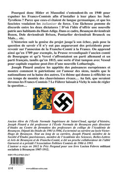 Quand la Franche-Comté faillit disparaître. Le projet nazi d'expulsion en 1940