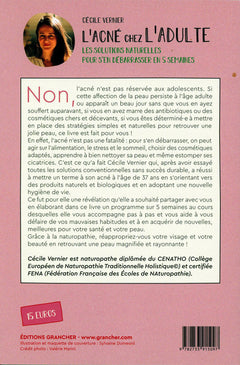 L'acné chez l'adulte - Les solutions naturelles pour s'en débarrasser en 5 semaines