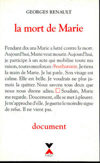 La mort de Marie