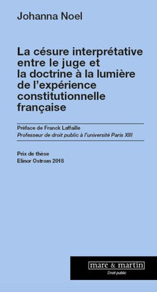 La césure interprétative entre le juge et la doctrine