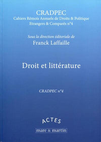 Droit et littérature - CRADPEC n°4