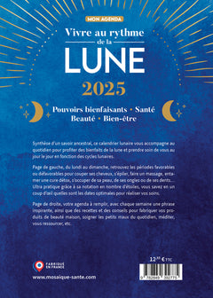 Vivre au rythme de la lune, mon agenda 2025