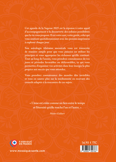 Agenda de la Sagesse 2025