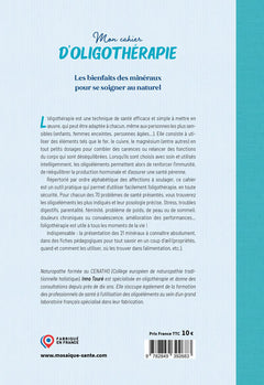 Mon cahier d'oligothérapie