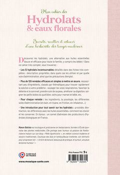 Mon cahier des hydrolats & eaux florales