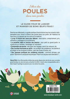 J'élève des poules dans mon jardin