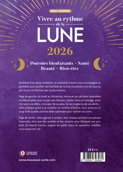 Mon agenda 2026 - Vivre au rythme de la lune