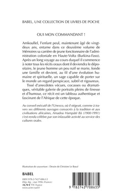 Oui mon commandant - Mémoires II