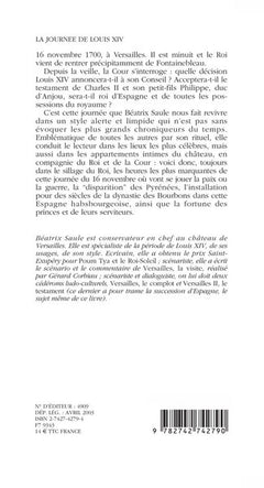 La journée de Louis XIV