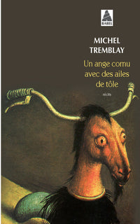 Un ange cornu avec des ailes de tole
