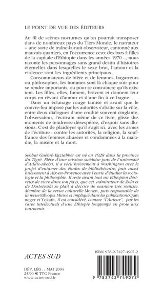 Les nuits d'Addis-Abeba