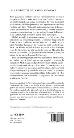 Les architectes de l'eau en Provence