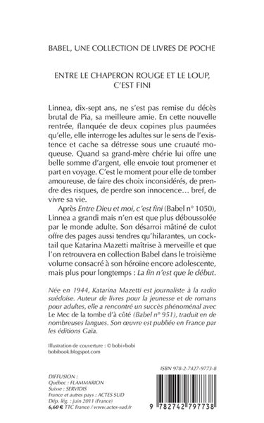 Entre le chaperon rouge et le loup, c'est fini