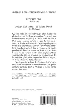 De cape et de larmes - le roseau