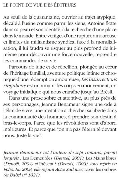 Les Insurrections singulières