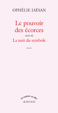Le pouvoir des écorces suivi de La nuit du symbole