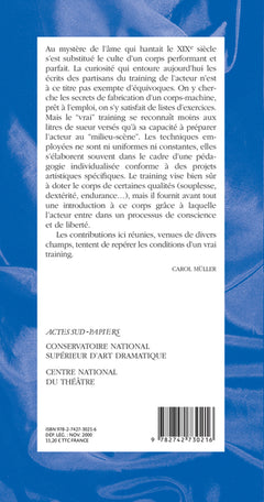 Le training de l'acteur