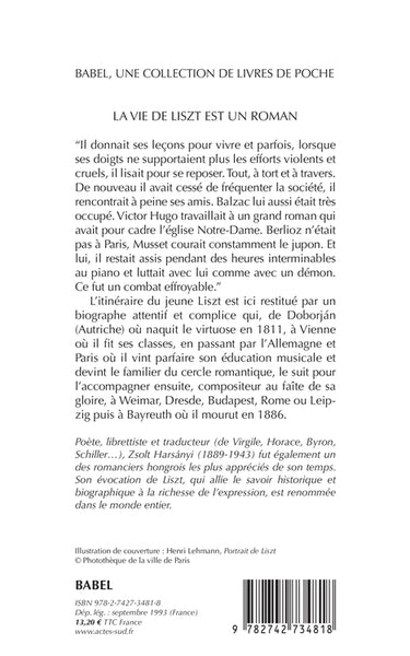 La vie de Liszt est un roman
