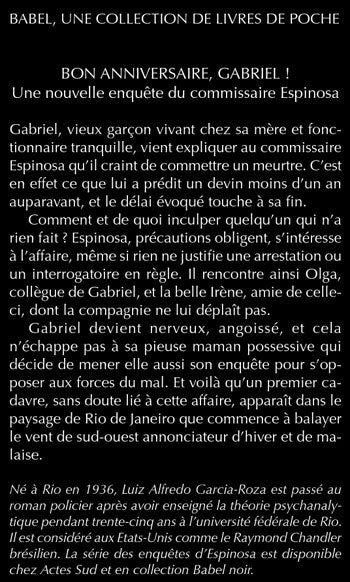 Bon anniversaire, Gabriel !