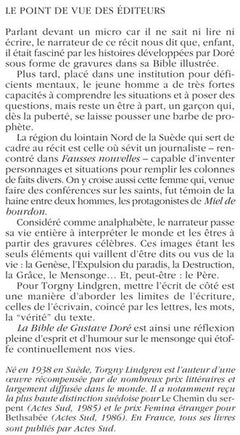 La bible de Gustave Doré