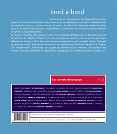 Les Carnets du paysage n° 15 - Bord à bord