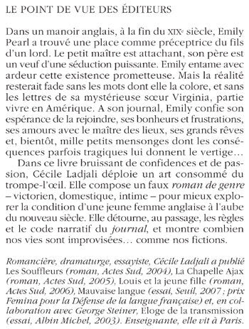 Les Vies d'Emily Pearl