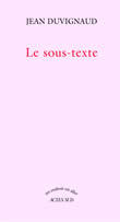Le sous-texte