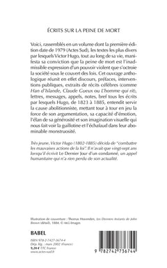 Écrits sur la peine de mort