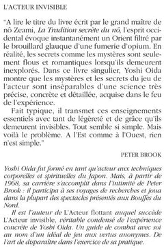 L'acteur invisible