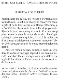 Le bureau de l'heure