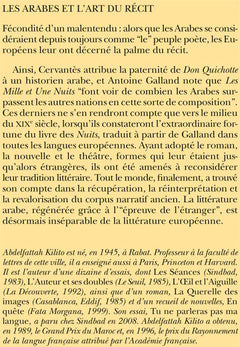 Les Arabes et l'art du récit